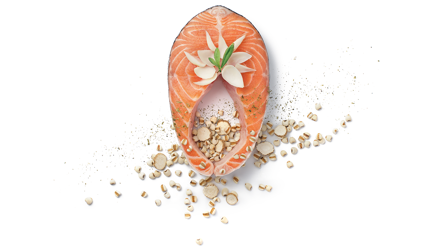 Fersk laks og liljerot – nøkkelingrediensene i Vigor & Sage Lily Root Beauty hundemat for pels og hud